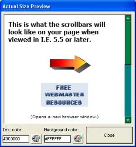 Cool Web Scrollbars