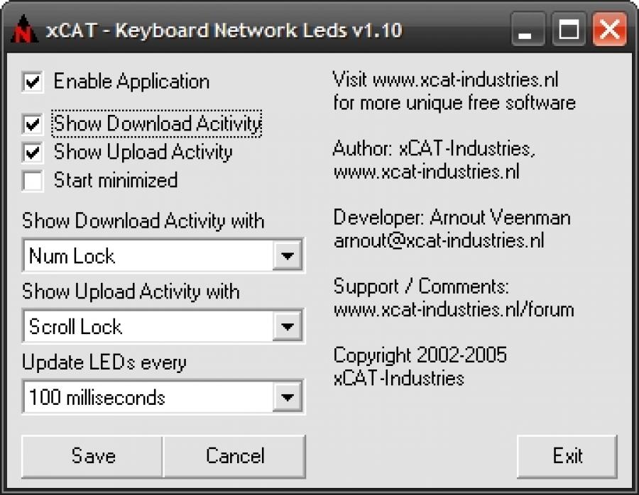 xCat Network Leds